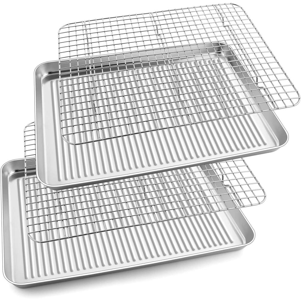 E-far 16x12 Stainless Steel Cookie Sheet